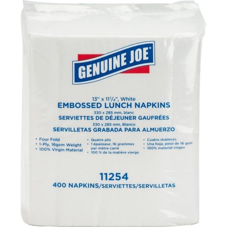 GENUINE JOE Napkin, Luncheon, 13X11.25 6PK GJO11254CT